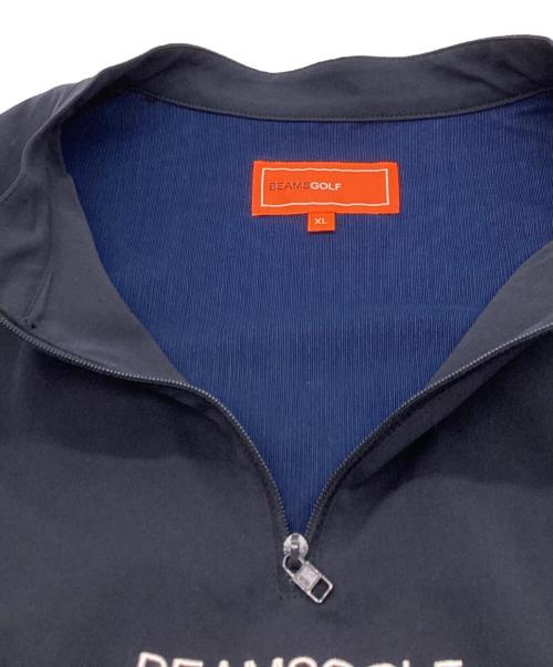 BEAMS GOLF（ビームスゴルフ）BEAMS GOLF (ビームスゴルフ) ハーフジップ ストレッチプルオーバー　82-06-0012-803 ネイビー サイズ:XLの古着・服飾アイテム