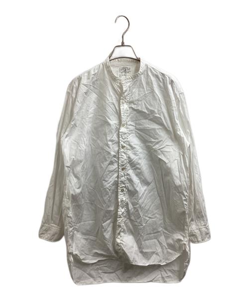 オーストラリア軍（オーストラリア軍）オーストラリア軍 (オーストラリア軍) AUSTRALIAN Army Band Collar Shirt / オフィサーシャツ / 8405-66-011 ホワイト サイズ:15/32の古着・服飾アイテム