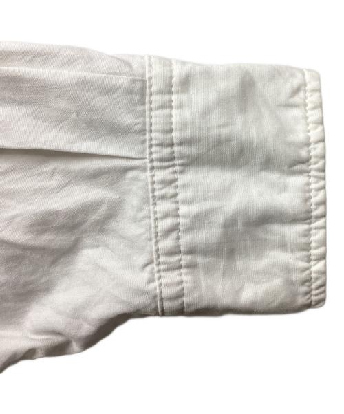 オーストラリア軍（オーストラリア軍）オーストラリア軍 (オーストラリア軍) AUSTRALIAN Army Band Collar Shirt / オフィサーシャツ / 8405-66-011 ホワイト サイズ:15/32の古着・服飾アイテム