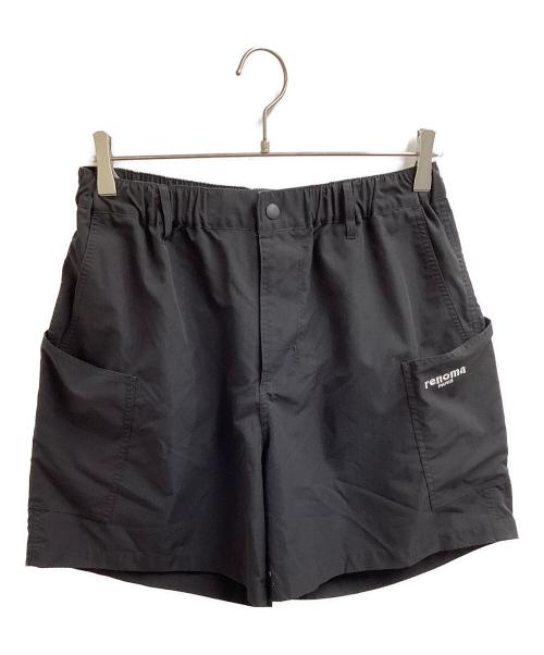 renoma（レノマ）renoma (レノマ) ハーフパンツ ブラック サイズ:Lの古着・服飾アイテム