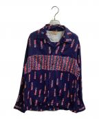 THE GROOVIN HIGHザ グルービン ハイ）の古着「1950s L/S Rayon Shirt / 50s レーヨンシャツ / Made in JAPAN / 」｜ネイビー