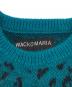 中古・古着 WACKO MARIA (ワコマリア) LEOPARD JACQUARD MOHAIR KNIT ブルー サイズ:M：30000円