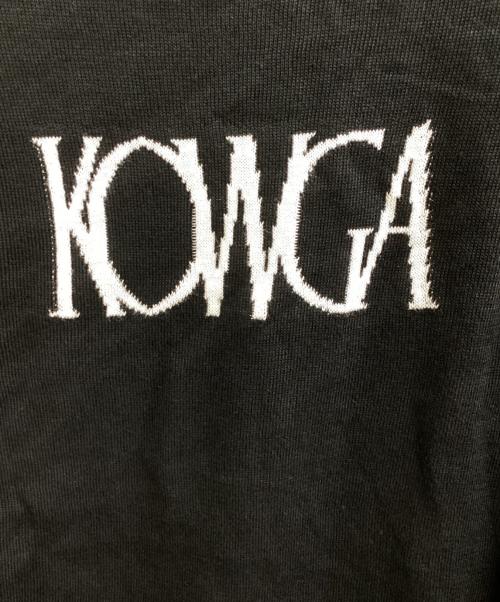KOWGA（コウガ）KOWGA (コウガ) ロゴセーター / Logo sweater ブラック サイズ:FREEの古着・服飾アイテム