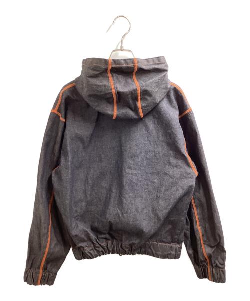 laid.B（レイド ビー）Laid.B (レイド ビー) Sunset All Day parka　LB24AW-BR02　24AW 柿渋染め インディゴ サイズ:1の古着・服飾アイテム