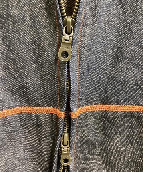 laid.B（レイド ビー）Laid.B (レイド ビー) Sunset All Day parka　LB24AW-BR02　24AW 柿渋染め インディゴ サイズ:1の古着・服飾アイテム