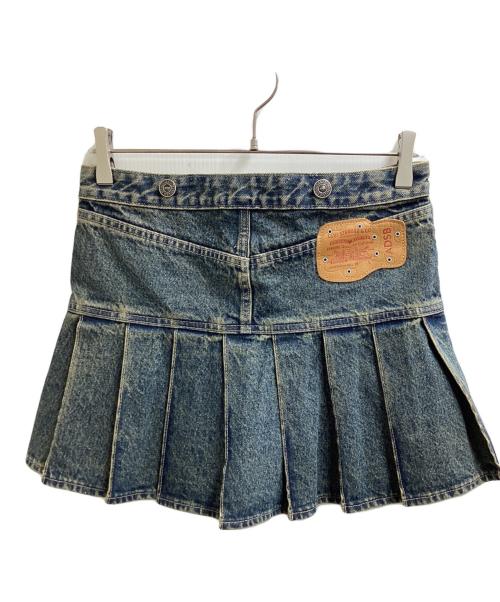 ANDERSSON BELL（アンダーソンベル）ANDERSSON BELL (アンダーソンベル) LEVI'S (リーバイス) Pleated Skirt / デニムミニスカート / 000EB-0000 インディゴ サイズ:XSの古着・服飾アイテム