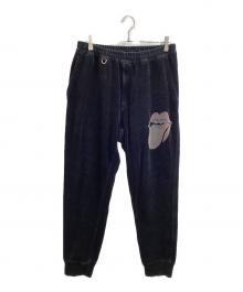 Mastermind JAPAN×THEATER8×ROLLING STONES（マスターマインド ジャパン×シアターエイト×ローリングストーンズ）の古着「ベロアパンツ / 8LR-PA05」｜ブラック