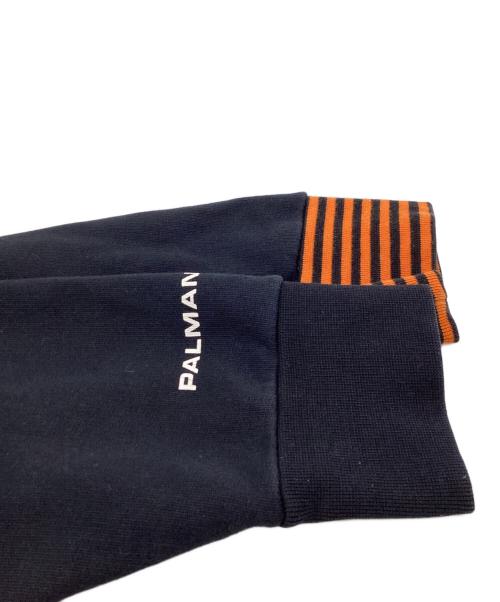 Palm Angels（パーム エンジェルス）Palm Angels GREETINGS HOODIE PULLOVER BLACK / メッセージ プルオーバー パーカー ブラック / PMBB036S19441065 / Made in PORTUGAL / ポルトガル製の古着・服飾アイテム