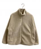 Spick and Spanスピックアンドスパン）の古着「バックロゴボアブルゾン / 24011200309140」｜ベージュ