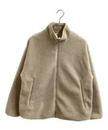 Spick and Span（スピック＆スパン）の古着「バックロゴボアブルゾン / 24011200309140」｜ベージュ