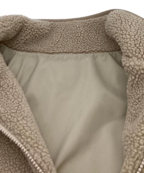 Spick and Span（スピック＆スパン）Spick and Span (スピックアンドスパン) バックロゴボアブルゾン / 24011200309140 ベージュ サイズ:38の古着・服飾アイテム