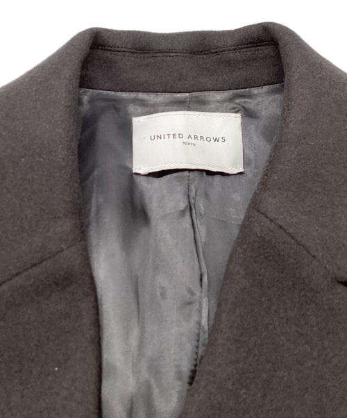 UNITED ARROWS（ユナイテッドアローズ）UNITED ARROWS (ユナイテッドアローズ) W/N ビッグ テーラードコート / 1525-147-4156 ブラック サイズ:38の古着・服飾アイテム