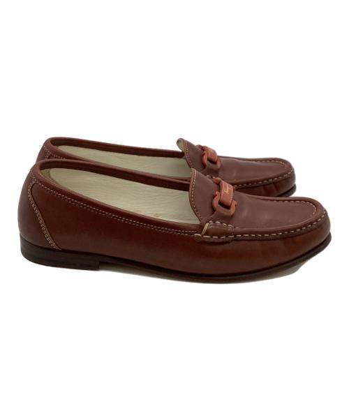 Salvatore Ferragamo（サルヴァトーレ フェラガモ）Salvatore Ferragamo (サルヴァトーレ フェラガモ) ローファー / 05747 ブラウン サイズ:6の古着・服飾アイテム