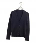 PRADAプラダ）の古着「ウールカーディガン / DNA467 249」｜ブラック