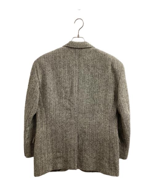 POLO RALPH LAUREN（ポロ・ラルフローレン）POLO RALPH LAUREN (ポロ・ラルフローレン) ヘリンボーン ツイード テーラードジャケット / 022-5-BR-RL / 日本製 80s~90s アイボリー サイズ:B5の古着・服飾アイテム