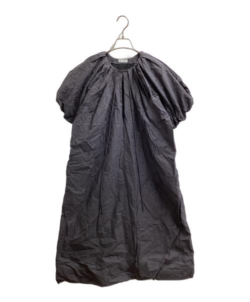 edit.for lulu（エディットフォールル）edit.for LuLu (エディットフォールル) パフスリーブワンピース / 22040800306010 ブラック サイズ:34の古着・服飾アイテム