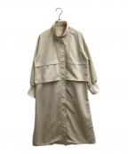 SUMI STYLEスミ スタイル）の古着「馬刺繍 スプリングコート」｜アイボリー