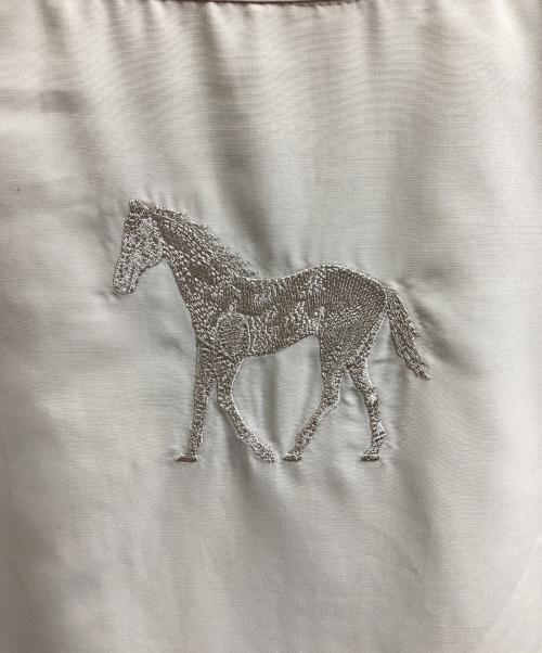 SUMI STYLE（スミ スタイル）SUMI STYLE (スミ スタイル) 馬刺繍 スプリングコート アイボリー サイズ:FREEの古着・服飾アイテム