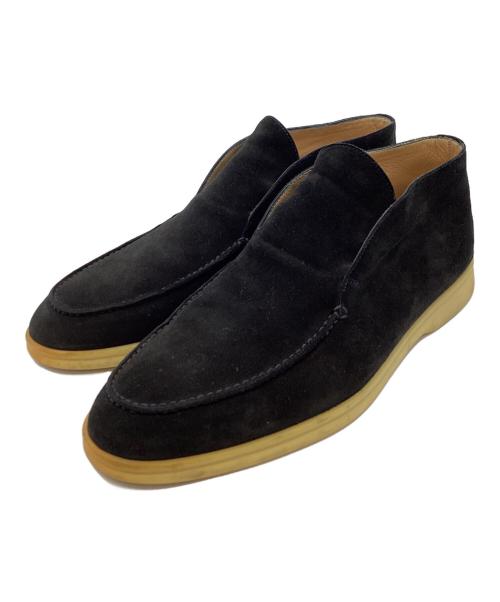 LORO PIANA（ロロピアーナ）LORO PIANA  (ロロピアーナ) スウェードシューズ /  アンクルブーツ / OPEN WALK  ブラック サイズ:42 1/2の古着・服飾アイテム