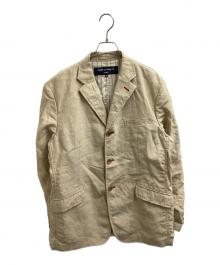 COMME des GARCONS HOMME（コムデギャルソン オム）の古着「リネン3Bシングルテーラードジャケット / AD2020 / HG-J026」｜ベージュ