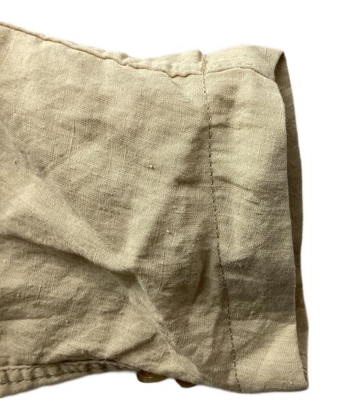 COMME des GARCONS HOMME（コムデギャルソン オム）COMME des GARCONS HOMME (コムデギャルソン オム) リネン3Bシングルテーラードジャケット / AD2020 / HG-J026 ベージュ サイズ:Mの古着・服飾アイテム