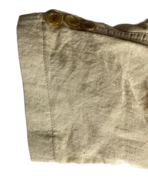 COMME des GARCONS HOMME（コムデギャルソン オム）COMME des GARCONS HOMME (コムデギャルソン オム) リネン3Bシングルテーラードジャケット / AD2020 / HG-J026 ベージュ サイズ:Mの古着・服飾アイテム