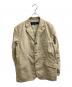COMME des GARCONS HOMME（コムデギャルソン オム）の古着「リネン3Bシングルテーラードジャケット / AD2020 / HG-J026」｜ベージュ
