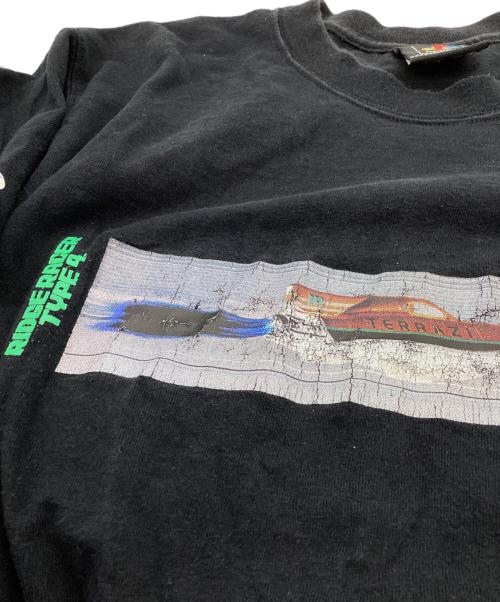 PLAY STATION（プレイステーション）Play Station (プレイステーション) Tシャツ　/　 RIDGE RACER TYPE4 ブラック サイズ:不明の古着・服飾アイテム