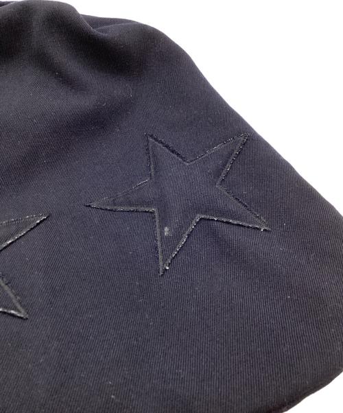 ROBE DE CHAMBRE COMME DES GARCONS（ローブドシャンブル コムデギャルソン）ROBE DE CHAMBRE COMME DES GARCONS (ローブドシャンブル コムデギャルソン) スターステッチリングハンドルバック / Star stitch ring handle bag ネイビーの古着・服飾アイテム