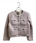 JUSGLITTYジャスグリッティー）の古着「ブークレジャコット/43322930」｜ピンク