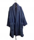 ATONエイトン）の古着「ALPACA FLEECE ガウンコート / 6861449」｜ネイビー