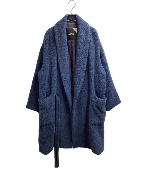 ATON（エイトン）ATON (エイトン) ALPACA FLEECE ガウンコート / 6861449 ネイビー サイズ:4の古着・服飾アイテム
