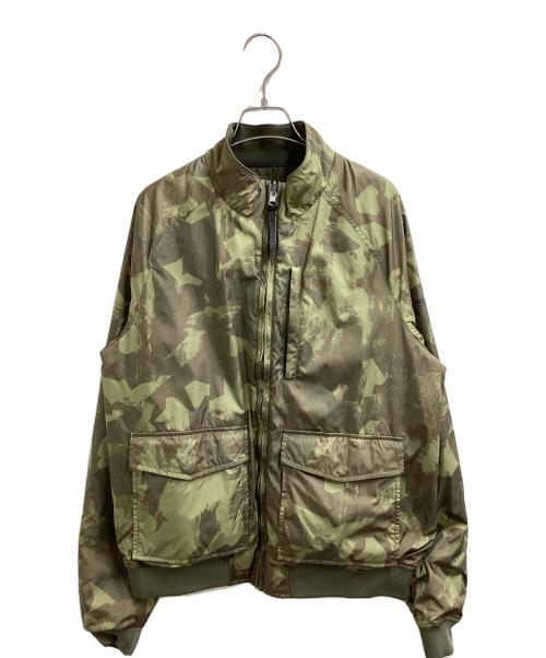 WOOLRICH（ウールリッチ）WOOLRICH (ウールリッチ) 60/40クロス リバーシブルブルゾン カーキ サイズ:Lの古着・服飾アイテム