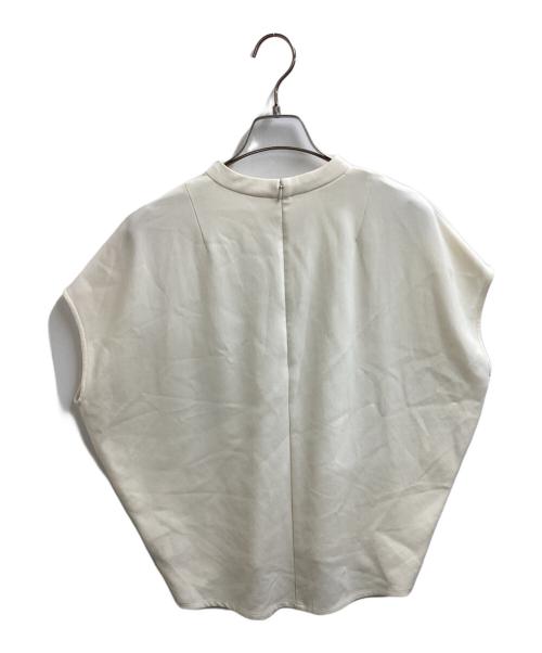 SOEJU（ソージュ）SOEJU (ソージュ) スタンドカラーコクーンブラウス ベージュ サイズ:Mの古着・服飾アイテム