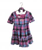 HAPPY BERRY×HEIHEIハッピーベリー×ヘイヘイ）の古着「コラボ ワンピース / パラダイス・キス / Paradise Kiss」｜ピンク×ブルー