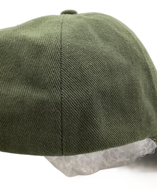 maison kitsune（メゾンキツネ）MAISON KITSUNE (メゾンキツネ) フォックスヘッドキャップ / MM06104WW0096 / タグ付 オリーブ サイズ:-の古着・服飾アイテム