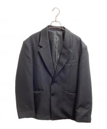 M TO R（ムウトアール）の古着「BOXY SINGLE BREASTED JACKET / ボクシーシングルブレステッドジャケット / MUV-03210-A」｜ブラック