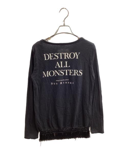 hysterics（ヒステリックス）hysterics Artist Print Fringe Hem T-Shirt / アーティストプリント 裾フリンジTシャツ / Artist Print Fringe Hem T-Shirt / Made in JAPANの古着・服飾アイテム