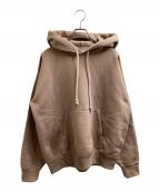 AURALEEオーラリー）の古着「BAGGY POLYESTER SWEAT P/O PARKA / バギーポリエステルスウェットP/Oパーカー / A9AP01PU」｜ブラウン