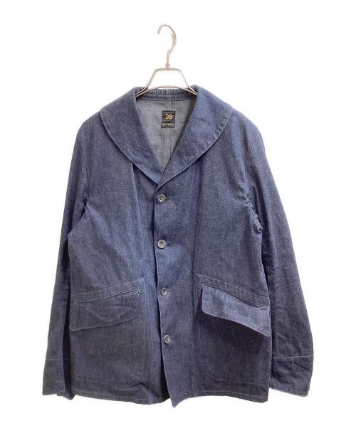 SCYEBASICS（サイベーシックス）SCYEBASICS (サイベーシックス) デニムショールカラーカバーオール / 5116-43538 インディゴ サイズ:38の古着・服飾アイテム