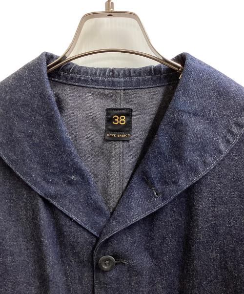 SCYEBASICS（サイベーシックス）SCYEBASICS (サイベーシックス) デニムショールカラーカバーオール / 5116-43538 インディゴ サイズ:38の古着・服飾アイテム