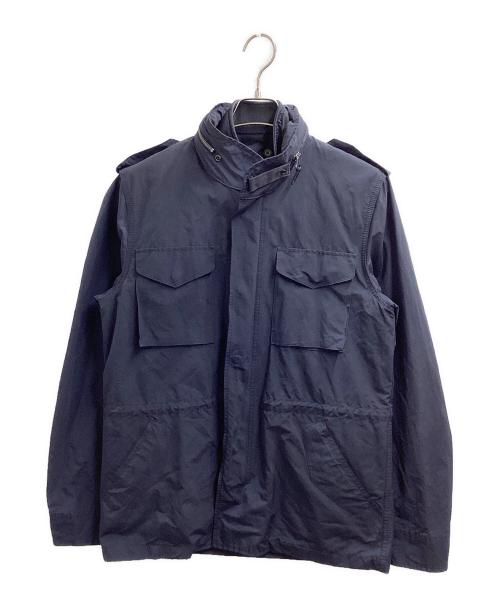 dunhill（ダンヒル）dunhill (ダンヒル) ダウンライナーベスト付ミリタリーブルゾン ネイビー サイズ:Mの古着・服飾アイテム