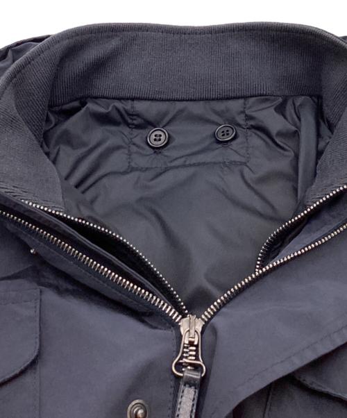 dunhill（ダンヒル）dunhill (ダンヒル) ダウンライナーベスト付ミリタリーブルゾン ネイビー サイズ:Mの古着・服飾アイテム