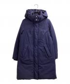 DANSKINダンスキン）の古着「光電子ダウンロングコート / DD37312」｜ネイビー