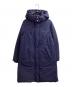 DANSKIN（ダンスキン）の古着「光電子ダウンロングコート / DD37312」｜ネイビー
