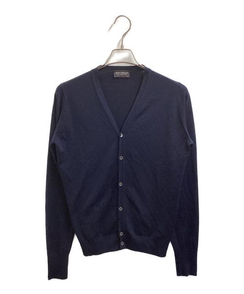 JOHN SMEDLEY（ジョンスメドレー）JOHN SMEDLEY (ジョンスメドレー) メリノウールカーディガン ネイビー サイズ:Sの古着・服飾アイテム