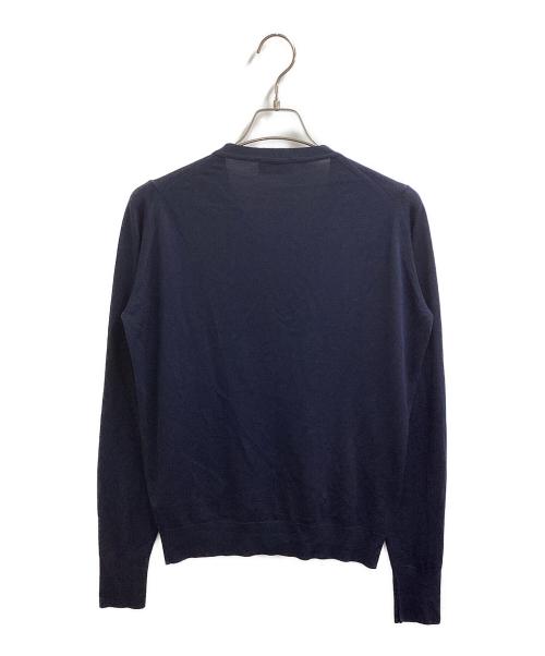 JOHN SMEDLEY（ジョンスメドレー）JOHN SMEDLEY (ジョンスメドレー) メリノウールカーディガン ネイビー サイズ:Sの古着・服飾アイテム