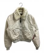 ALPHAアルファ）の古着「B-15 ミリタリーブルゾン / TA7184-065」｜ベージュ