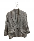 Spick and Spanスピック＆スパン）の古着「リネンエアリージャケット / 24010200101010」｜グレー