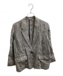 Spick and Span（スピック＆スパン）の古着「リネンエアリージャケット / 24010200101010」｜グレー